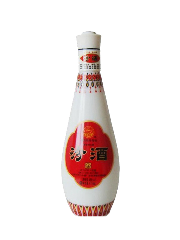 汾酒乳白玻璃酒瓶